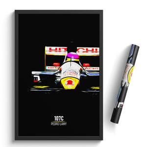 Lotus 107C, Pedro Lamy 1994 - Formula 1 Print
