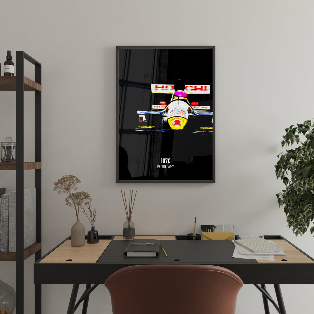 Lotus 107C, Pedro Lamy 1994 - Formula 1 Print – Illustrated Tracks