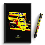 Load image into Gallery viewer, Lotus 99T, Ayrton Senna 1987 - Formula 1 Print
