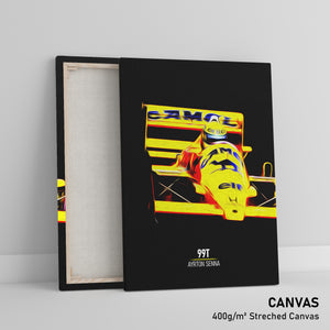 Lotus 99T, Ayrton Senna 1987 - Formula 1 Print