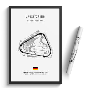 Lausitzring Superspeedway - Racetrack Print