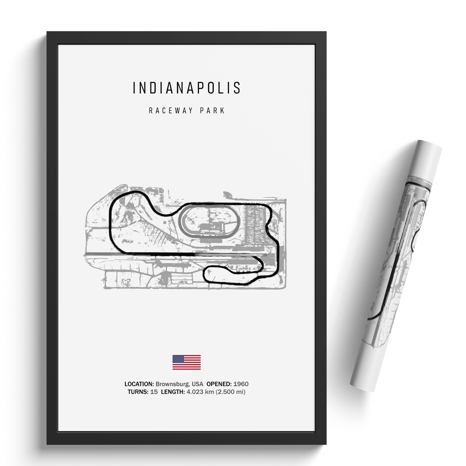 Indianapolis Raceway Park - Racetrack Print