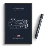 Load image into Gallery viewer, Indianapolis Raceway Park - Racetrack Print
