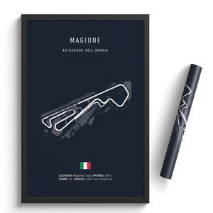 Autodromo dell’Umbria Magione - Racetrack Print