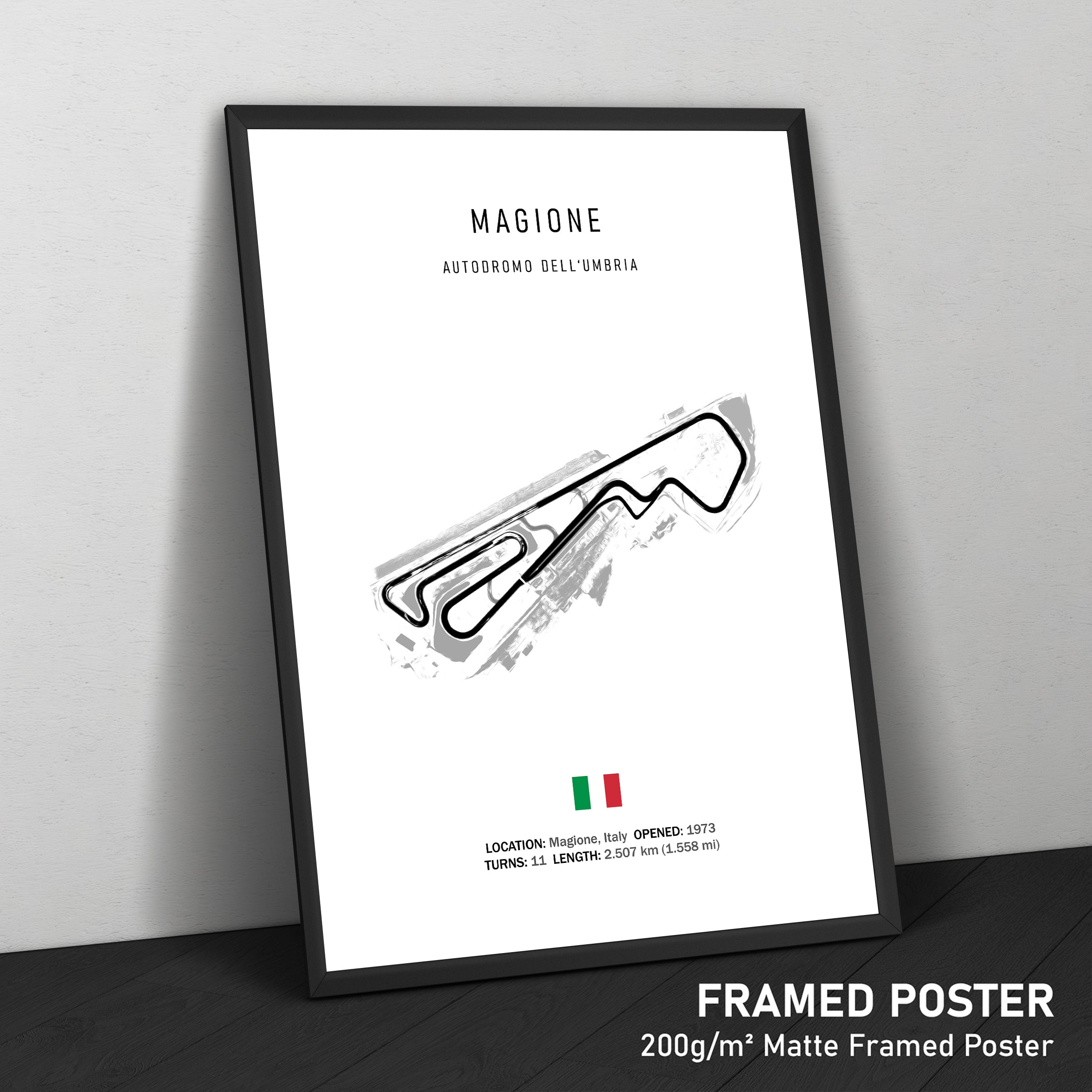 Autodromo dell’Umbria Magione - Racetrack Print