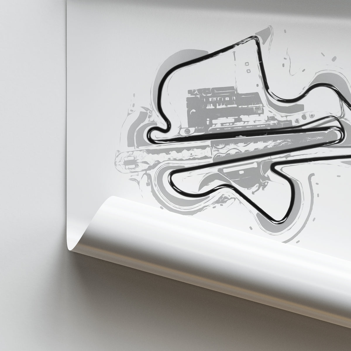 Sepang International Circuit - Racetrack Print – Illustrated Tracks