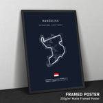 Load image into Gallery viewer, Mandalika International Street Circuit - Racetrack Print

