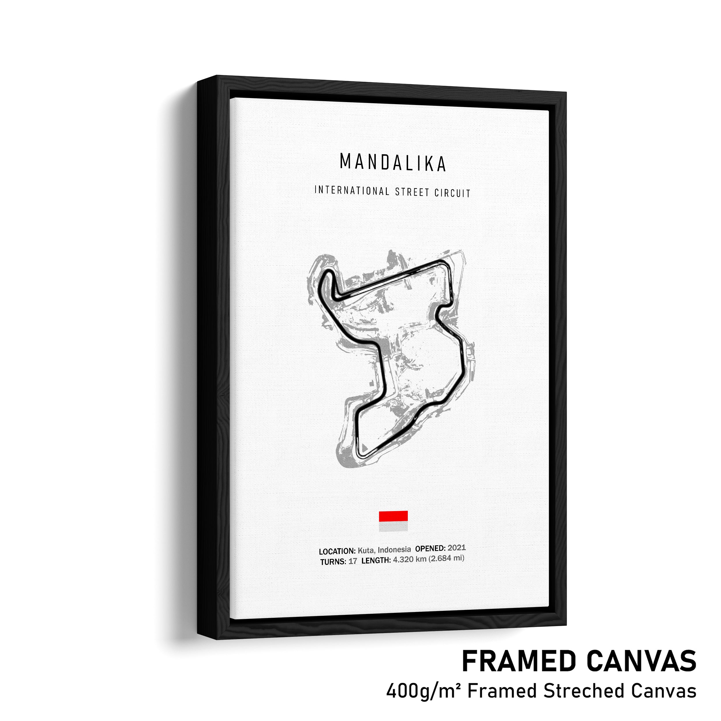 Mandalika International Street Circuit - Racetrack Print