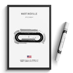 Load image into Gallery viewer, Martinsville Speedway - Racetrack Print
