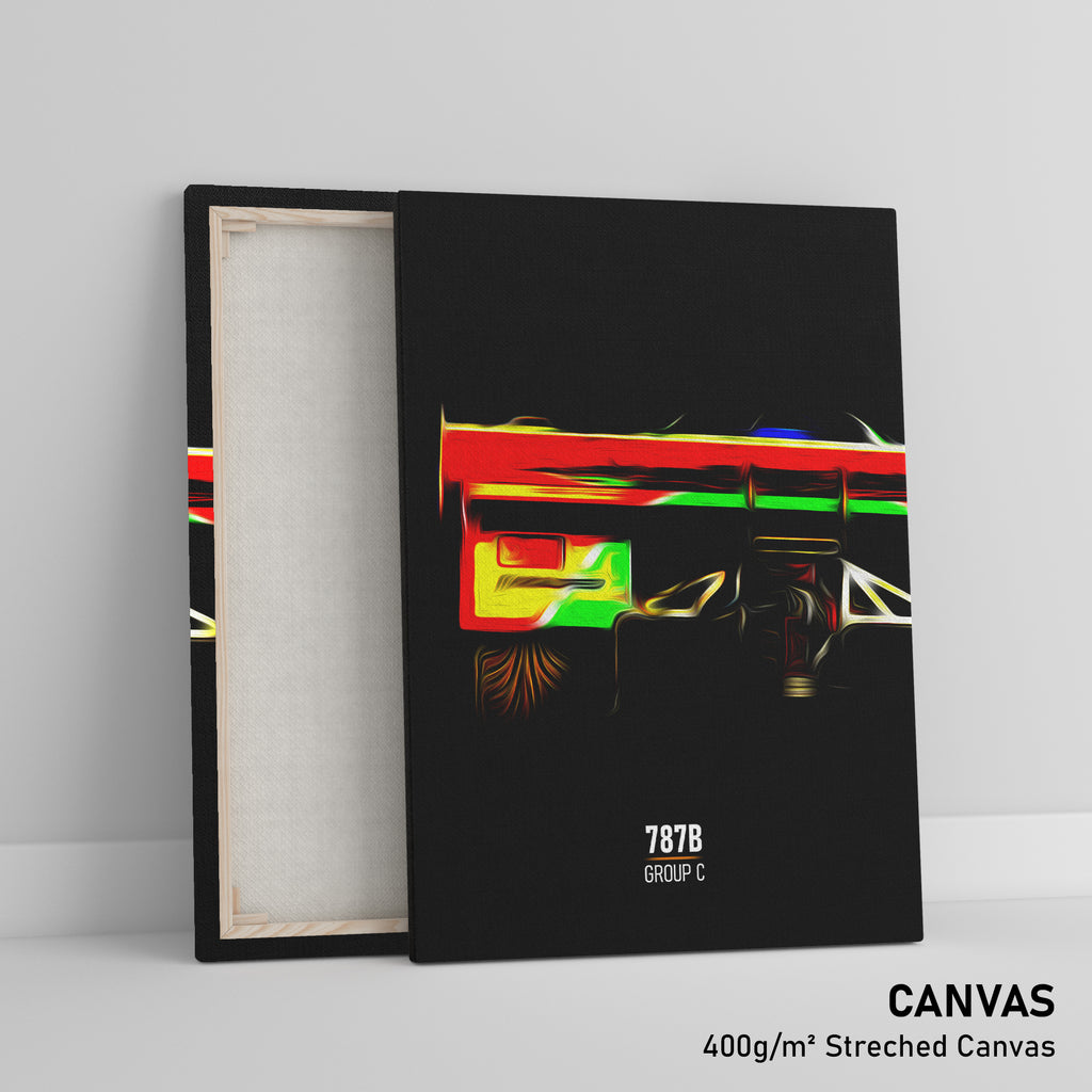 Mazda 787B Group C - Race Car Print – Illustrated Tracks