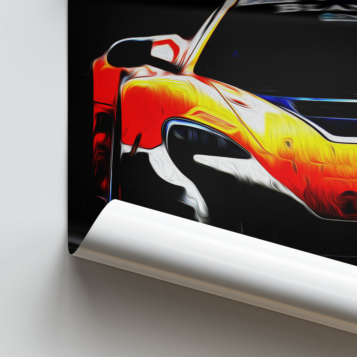McLaren 650S GT3 - Race Car Print – Illustrated Tracks