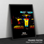 Load image into Gallery viewer, McLaren MCL36, Daniel Ricciardo 2022 - Formula 1 Print
