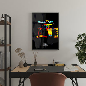 McLaren MCL36, Lando Norris - Formula 1 Poster Print