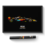 Load image into Gallery viewer, McLaren MCL60, Lando Norris - Formula 1 Poster Print
