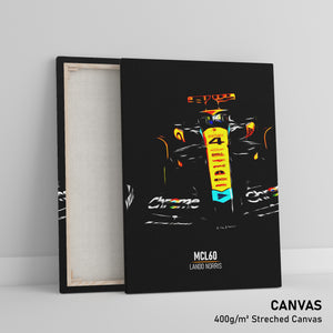McLaren MCL60, Lando Norris - Formula 1 Canvas Print