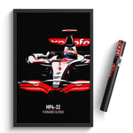 Load image into Gallery viewer, McLaren MP4-22, Fernando Alonso 2007 - Formula 1 Print
