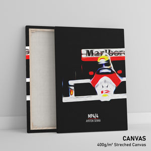 McLaren MP4/4, Ayrton Senna 1988 - Formula 1 Print