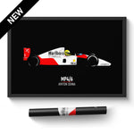 Load image into Gallery viewer, McLaren MP4/6, Ayrton Senna 1991 - Formula 1 Print
