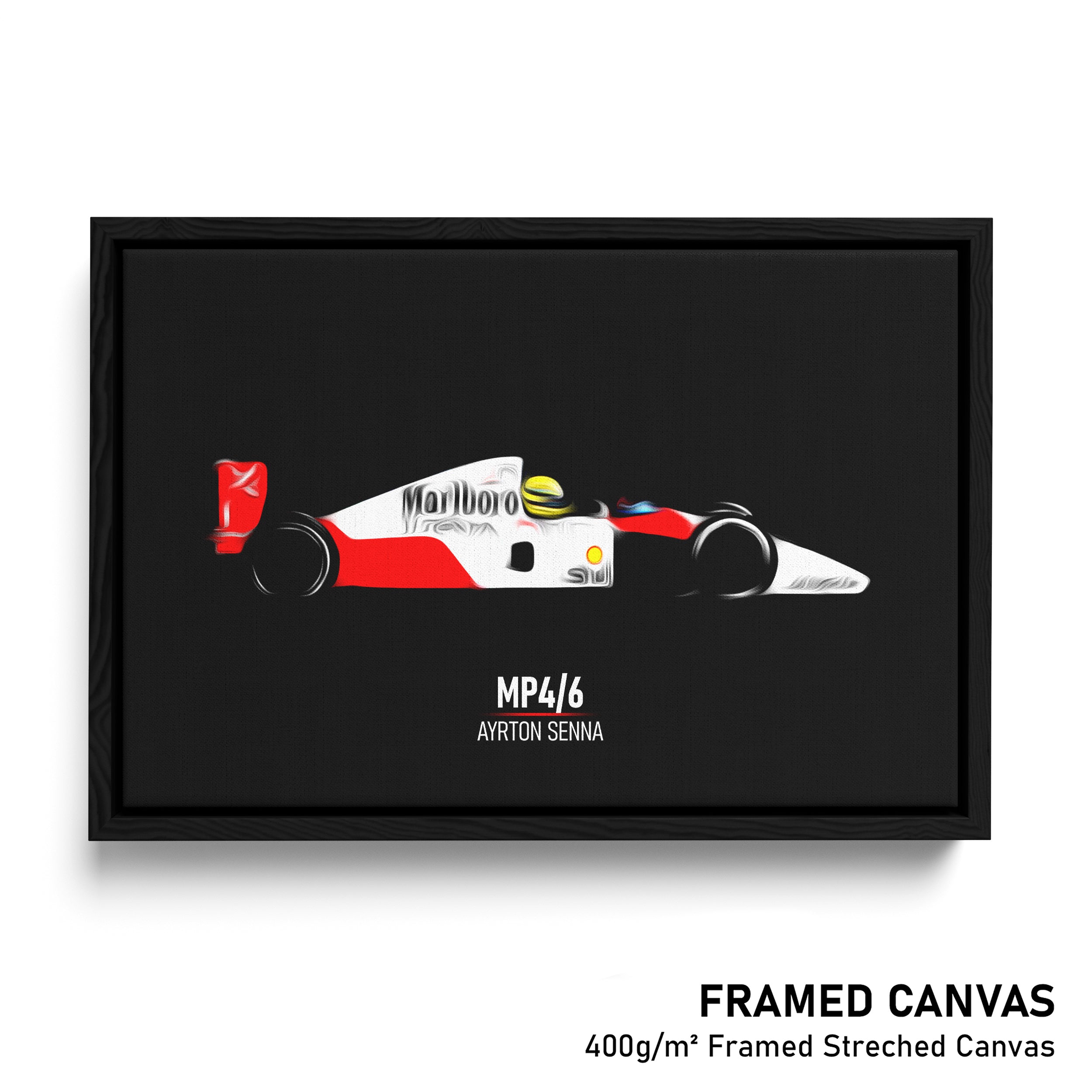 McLaren MP4/6, Ayrton Senna 1991 - Formula 1 Print