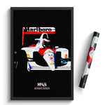 Load image into Gallery viewer, McLaren MP4/6, Gerhard Berger 1991 - Formula 1 Print

