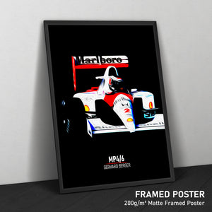 McLaren MP4/6, Gerhard Berger 1991 - Formula 1 Print