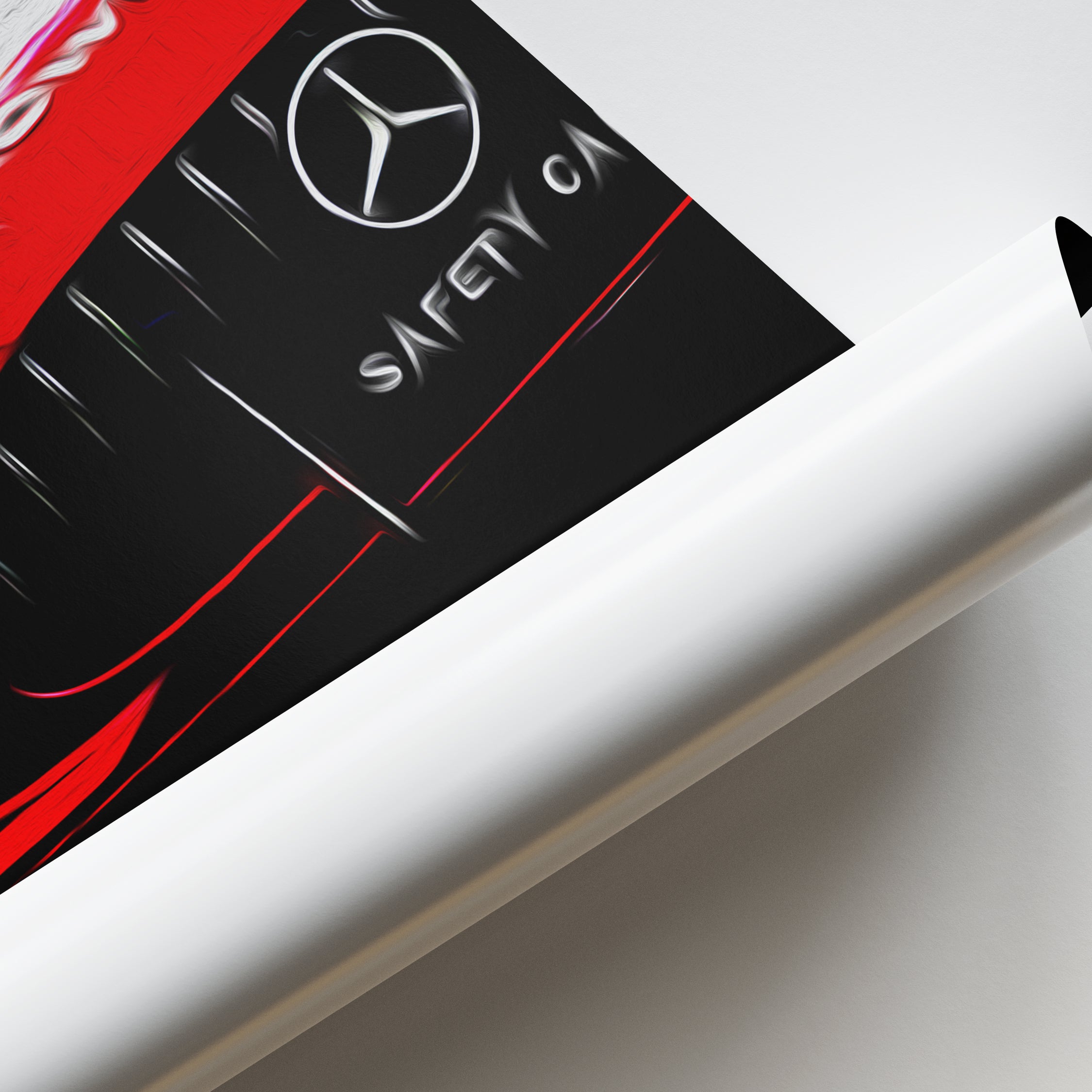 Mercedes AMG GT Black Series - Formula 1 Safety Car Print