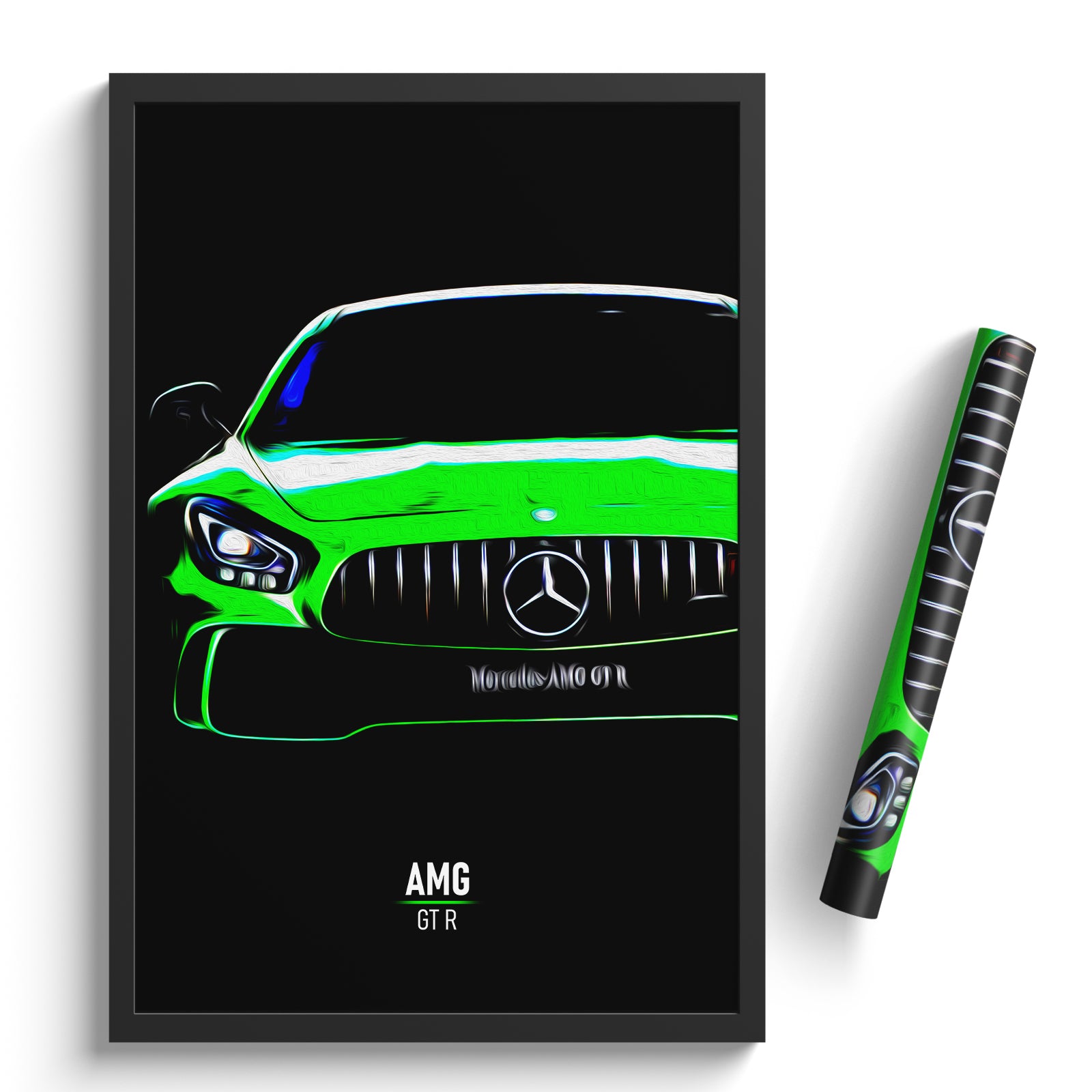 Mercedes AMG GT R - Sports Car Print