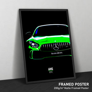 Mercedes AMG GT R - Sports Car Print