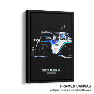 Mercedes-EQ Silver Arrow 02, Nyck de Vries 2021 - Formula E Print