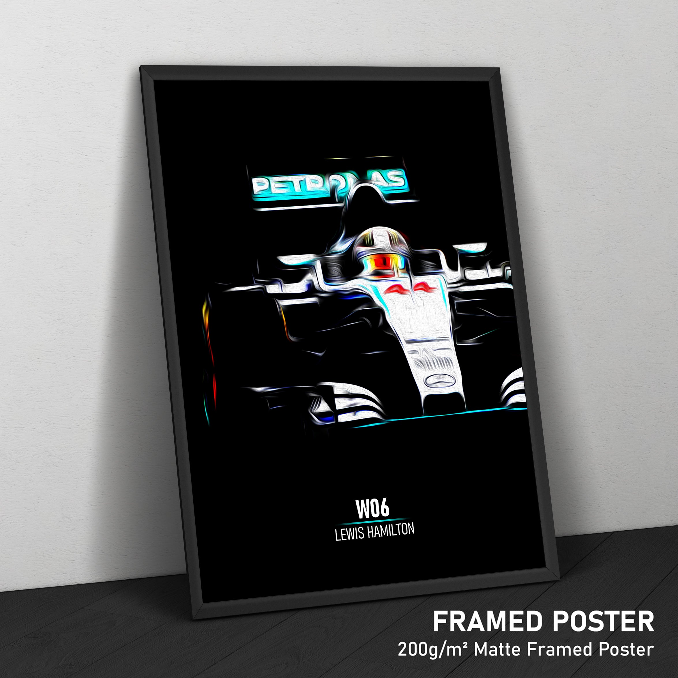 Mercedes W06, Lewis Hamilton 2015 - Formula 1 Print
