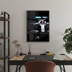 Load image into Gallery viewer, Mercedes W10, Lewis Hamilton 2019 - Formula 1 Print
