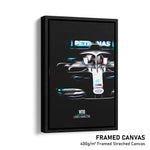 Load image into Gallery viewer, Mercedes W10, Lewis Hamilton 2019 - Formula 1 Print
