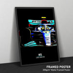 Load image into Gallery viewer, Mercedes W13, Lewis Hamilton - Formula 1 Framed Poster Print
