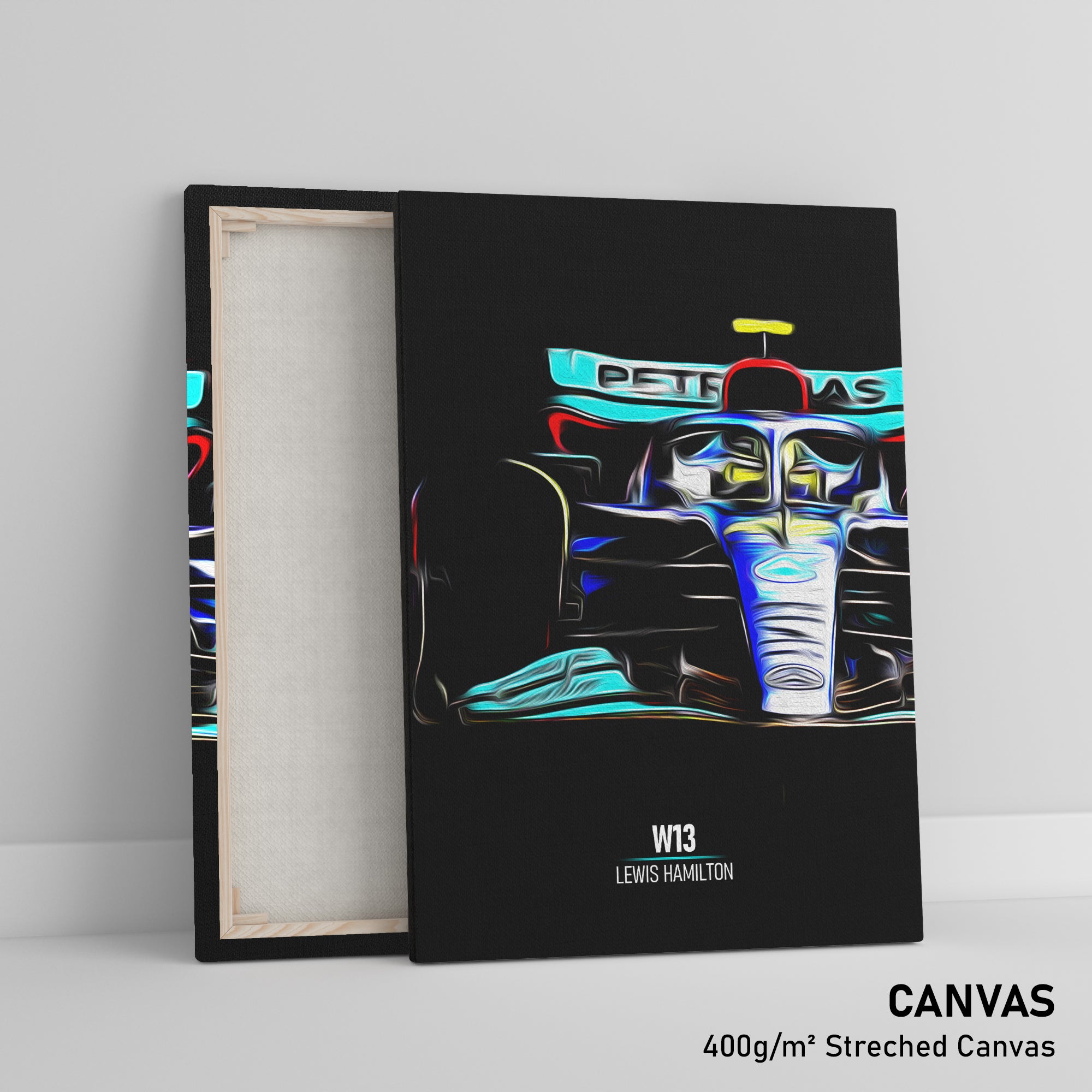 Mercedes W13, Lewis Hamilton - Formula 1 Canvas Print