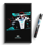 Load image into Gallery viewer, Mercedes W13, George Russell 2022 - Formula 1 Print
