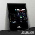 Load image into Gallery viewer, Mercedes W14, George Russell - Formula 1 Framed Poster Print
