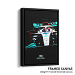 Load image into Gallery viewer, Mercedes W13, George Russell 2022 - Formula 1 Print
