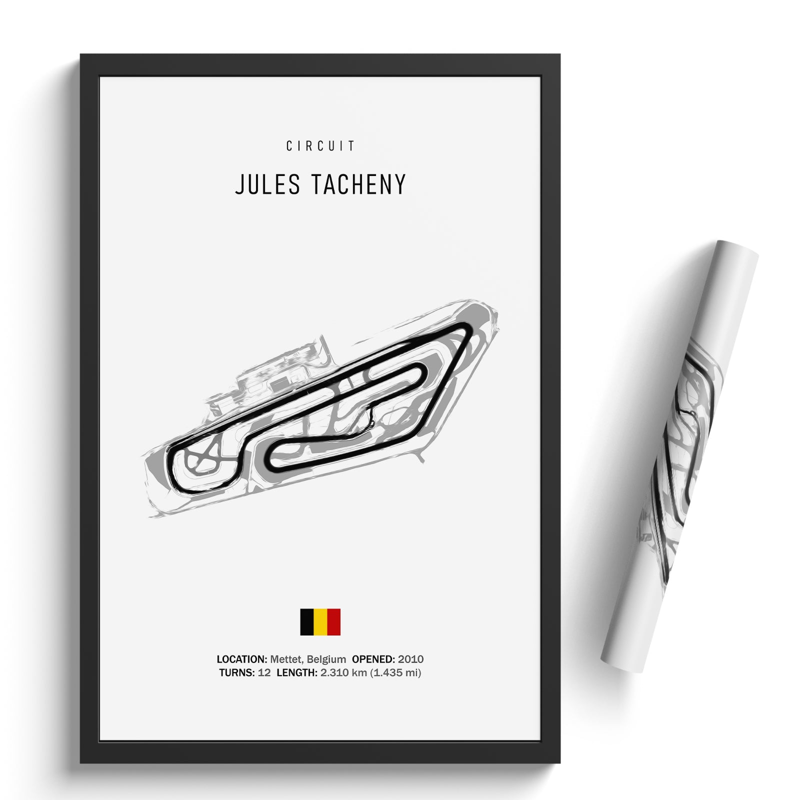 Circuit Jules Tacheny Mettet - Racetrack Print
