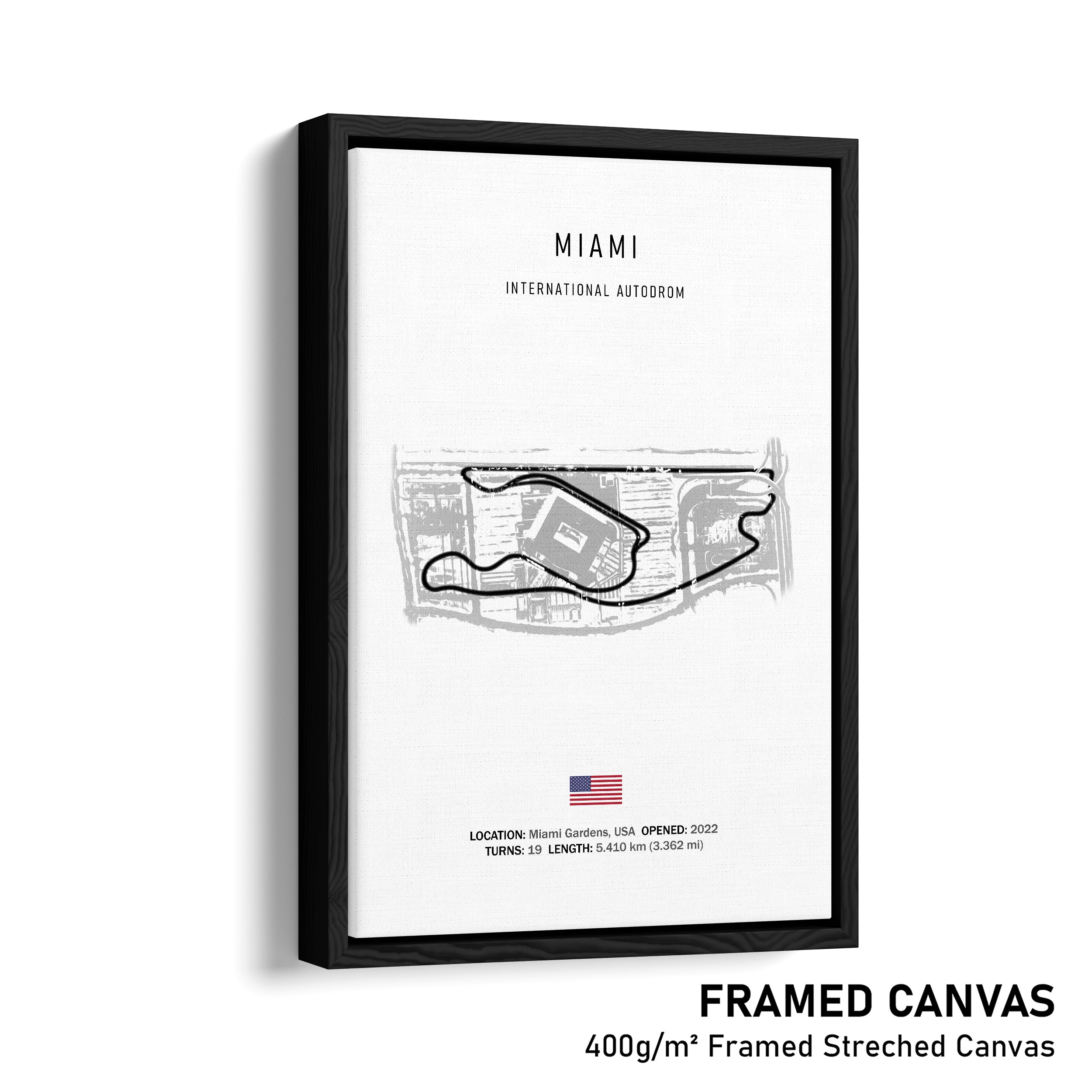 Miami International Autodrom - Racetrack Print