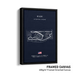 Load image into Gallery viewer, Miami International Autodrom - Racetrack Print
