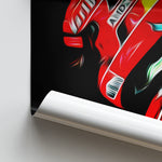 Load image into Gallery viewer, Michael Schumacher, Ferrari 2005 - Formula 1 Print
