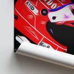Load image into Gallery viewer, Michael Schumacher, Ferrari 2006 - Formula 1 Print
