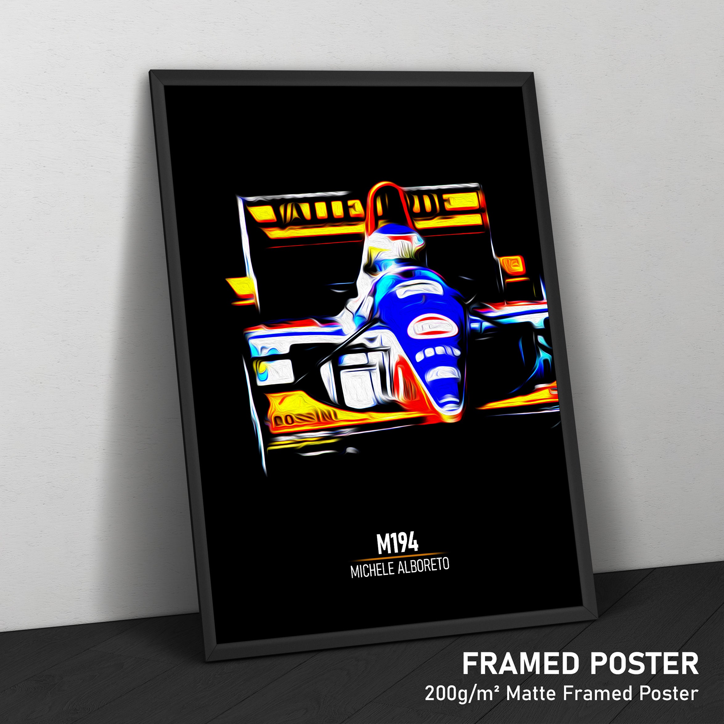 Minardi M194, Michele Alborete 1994 - Formula 1 Print