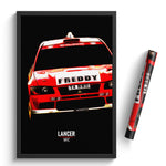 Load image into Gallery viewer, Mitsubishi Lancer WRC - Rally Print
