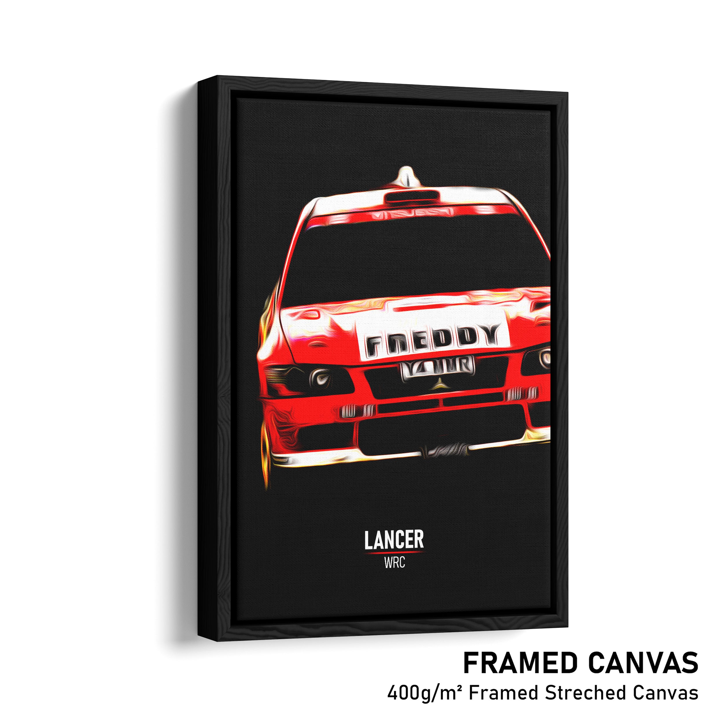 Lancer Rally Poster Mitsubishi Lancer WRC - Rally Print – Illustrated Tracks