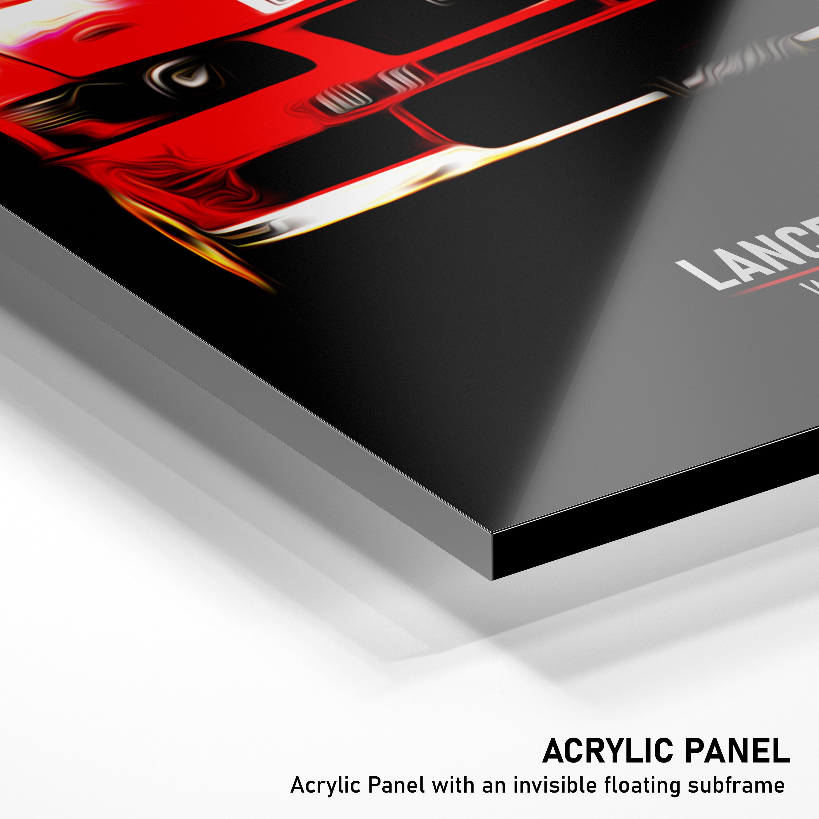 Lancer Rally Poster Mitsubishi Lancer WRC - Rally Print – Illustrated Tracks