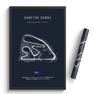 Hampton Downs Motorsport Park - Racetrack Print