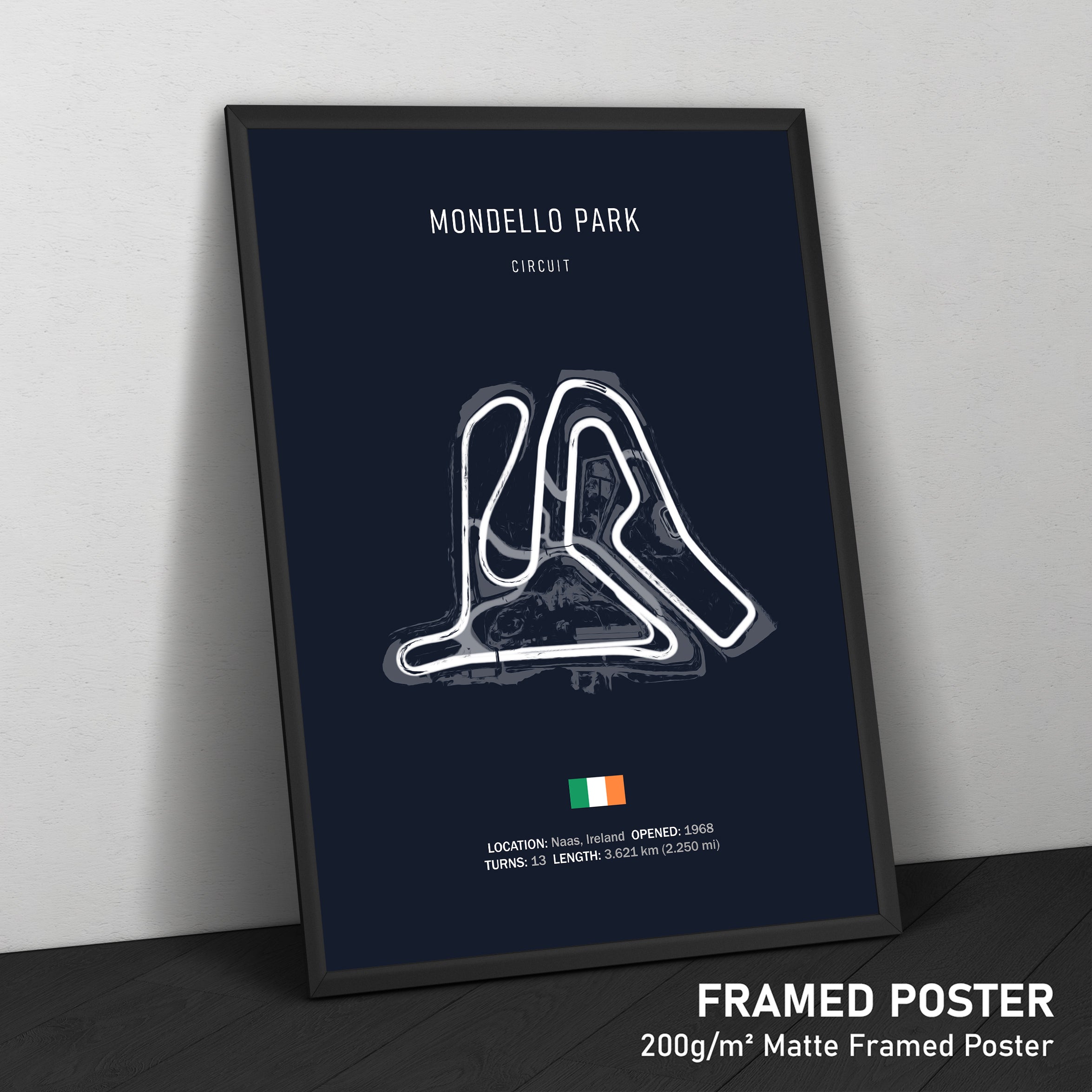 Mondello Park Circuit - Racetrack Print