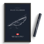 Lade das Bild in den Galerie-Viewer, Circuit Gilles Villeneuve - Racetrack Print
