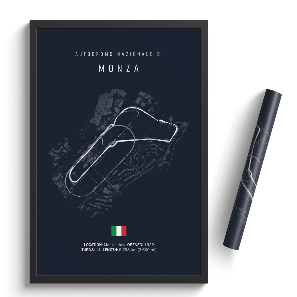 Autodromo Nazionale di Monza - Racetrack Poster Print